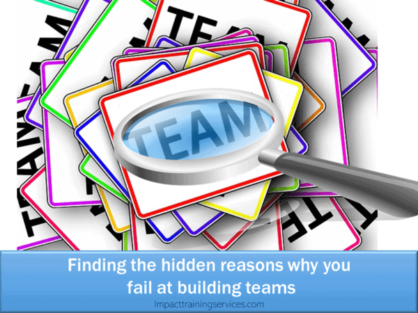 cover image for 7 hidden reasons why you fail so miserably at building teams