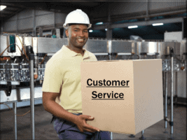 image of African American man offering business services