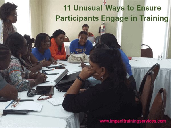 cover image for 11 unusual ways to ensure participants engage in training