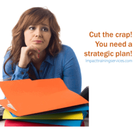 cover image for cut the crap you need a strategic plan