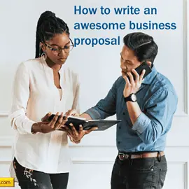 cover image for how to write an awesome business proposal
