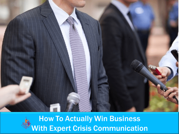 cover image for how to win business with crisis communication