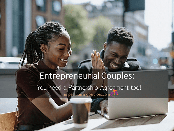 image showing that entrepreneurial couples need a partnership agreement too