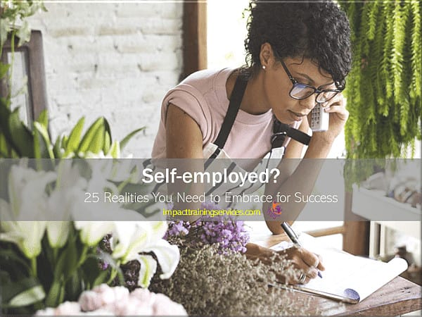 Cover image for 25 self-employed realities to embrace for success