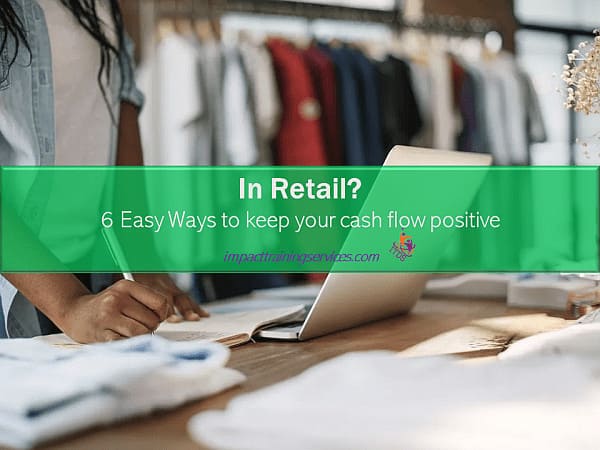 cover image for 6 easy ways for a positive cash flow