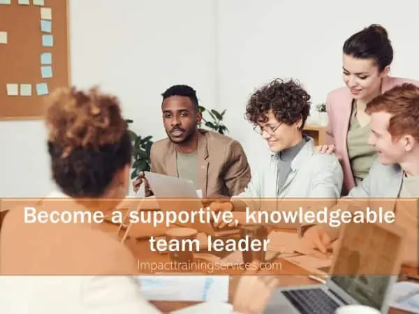 image showing how to lead as a supportive leader