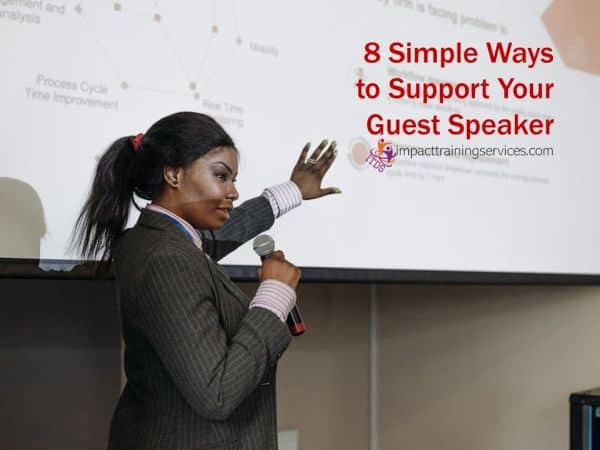 Cover image for the blog post 8 simple ways to support your guest speaker
