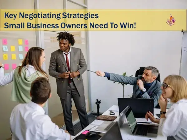 cover image for key negotiating strategies small business owners need to win